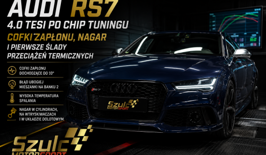 Audi RS7 4.0 TFSI After ECU Tuning – Ignition Corrections, Carbon Buildup and Early Thermal Overload Symptoms