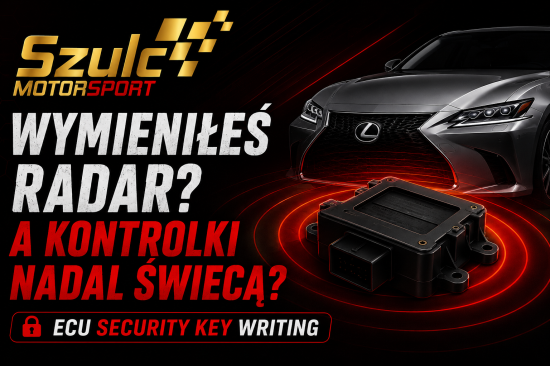 ECU Security Key Toyota i Lexus – dlaczego po wymianie radaru błąd nadal nie znika?